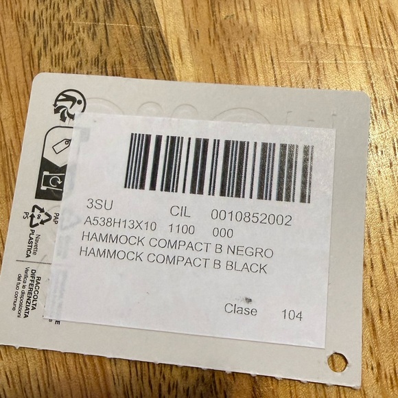 Loewe NEW NWT Black Leather Hammock Compact Shoulder Bag - Picture 2 of 12